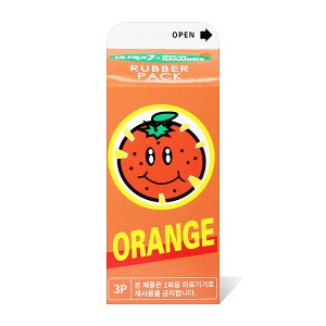 나가니시 트윗 오렌지 미니팩 우유각 휴대용 콘돔 - 초박형 3P 콘돔쇼핑